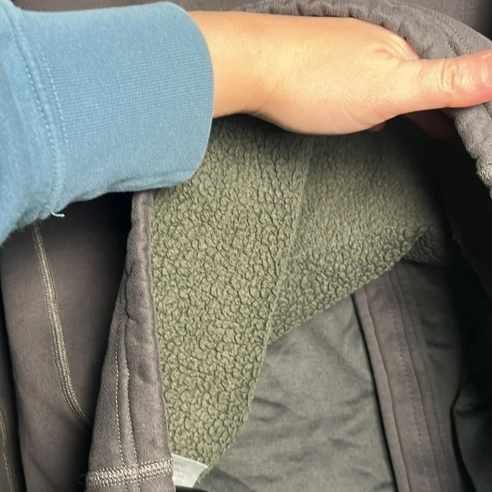 The North Face Men's Large Gray Sweatshirt Fleece Full Zip Jacket